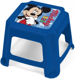 Stolička Mickey Mouse pre chlapcov 21 x 27 cm modrá