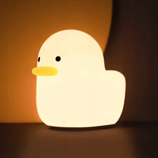 Mäkké osvetlenie detská nočná lampa kačica
