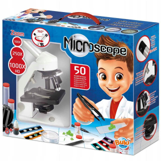 Kovový mikroskop 50 zážitky pre deti +8