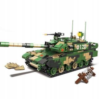 Vojenský kamuflážny nádrž na budovu modelu