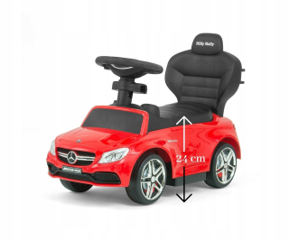 Milly Mally Mercedes-AMG C63 kupé červené vozidlo