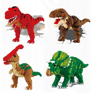 Mini stavebné bloky Dinosaur Series Jurassic Park