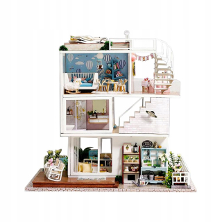 Mini DIY Drevená bábika Miniatúra s