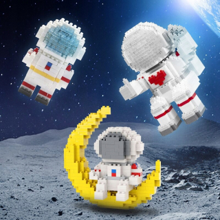 Mini Micro Rocket Building Blocks Blocks Space Moon