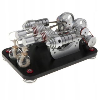 Hot's Mini Two -Cylinder Stirling Engine
