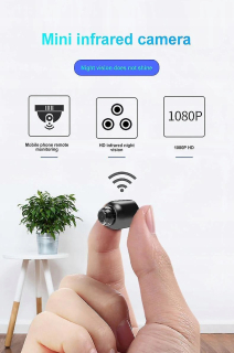 Mini fotoaparát 1080p HD bezdrôtová IP fotoaparát