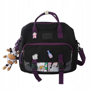 Mini Mochila Júnior de Patchwork de Lona