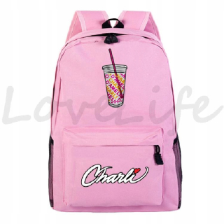 Mochila Charli Damelio School Backpack dospievajúce dievčatá