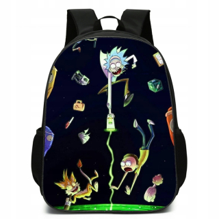 Módna mládežnícka škola batoh Rick a Morty