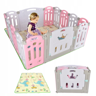 Modulárna playpen pre deti skladacia brána Farm