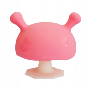 Mombella Teether huby huby zubne ružové