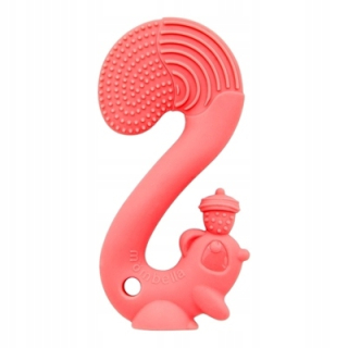 Mombella: Teether Toy Squirrel Red P8059