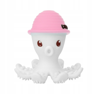 Mombella, chobotnica Teether, 3m+ ružová