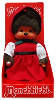 Monchhichi Original Red Cap Doll
