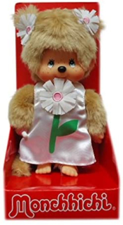 Monchhichi Original Girl Flower Doll