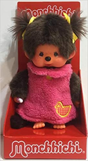 Monchhichi pôvodné dievča v šatách bábika