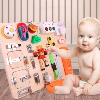 Montessori Busy Board - Sensory Training Board