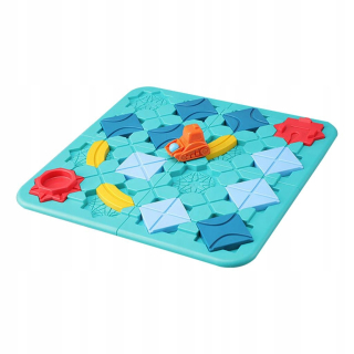 Montessori Puzzle Labyrinth Pull Road Maze Game