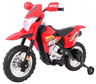 CROSS Červená motorka