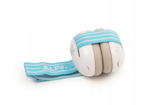 Detské alpské muffs pre deti modré