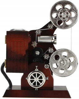 Hudobná vintage hudobný box filmový projektor
