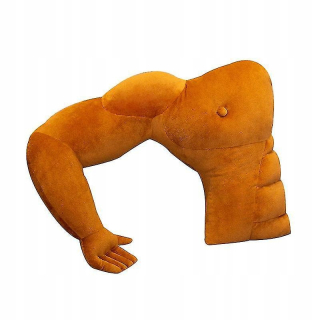 Svalnatý vankúš pre chlapca plnený plyšovým