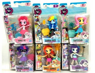 My Little Pony Equestria Doll Figurins 6 ks