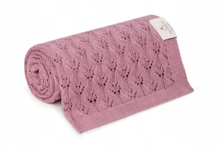 Moja memi otvorená bambusová prikrývka 80x100 Vintag Pink