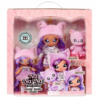Ďalej! Ďalej! Ďalej! Prekvapenie Family Lavender Kitty, MGA