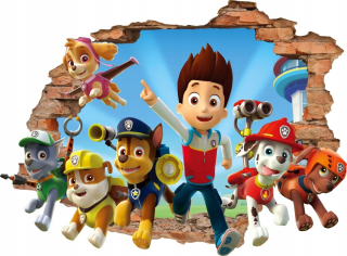 Nálepky na stenu Paw Patrol