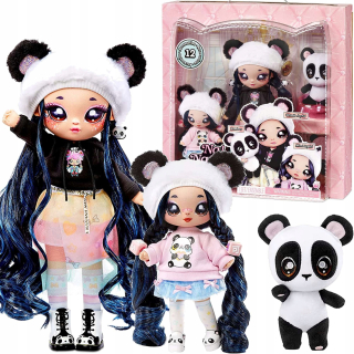 Nanana Surprise Set Family Panda Dolls+Mascot