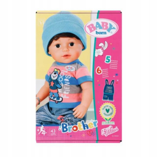 ND17_ZB-139321 Narodené dieťa? Brat Doll 43 cm