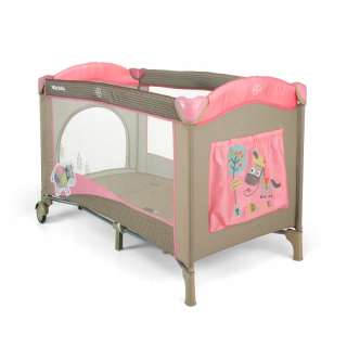 Nd18_0446 Milly Mally Mirage Pink Cow Cot