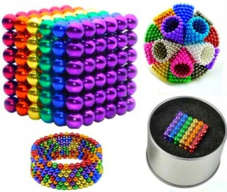 Neocube magnetické gule 216 kusov 3 mm dúha