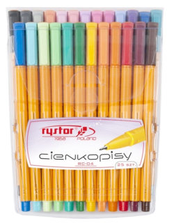 Spoľahlivý tenký typ Ristor 25 farieb RC-04 puzdro