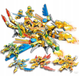 Ninjago Construction Blocks Golden Dragon 566 ks 4in1