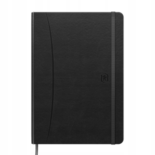 Notebook Oxford Signature A5 80k čierna mriežka