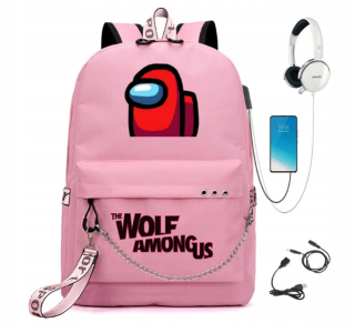 Nový veľký batoh A4 medzi USC vzory USB School