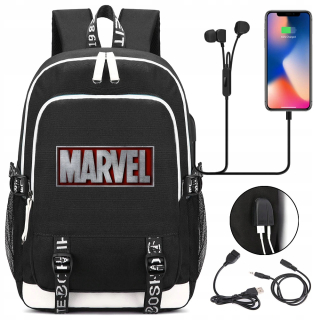 Nový školský batoh Marvel veľký USB zadarmo