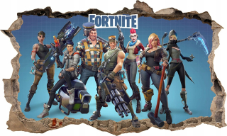 Fortnite 3D plagátová nálepka xxxxxxxl 166 x 100 cm