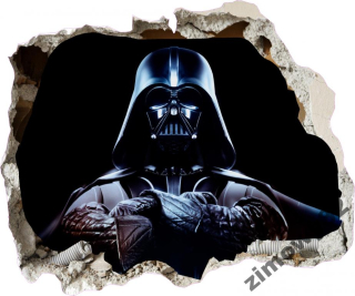 Star Wars Darth Vader Sticker z 120 cm 3D steny