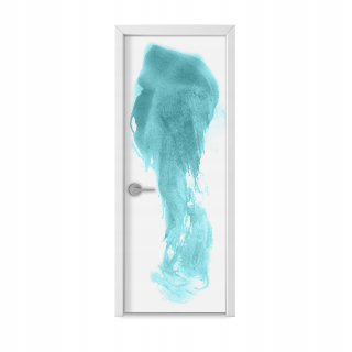 Nálepka na dekoráciu domu s farbou farby na škvrnu Foto blot