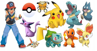 Nálepka do detskej izby balíček POKEMON