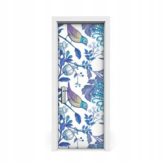 Nálepka na dvere Spring Birds 75x205