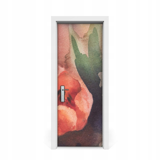 TULIPS s červenými dverami 75x205