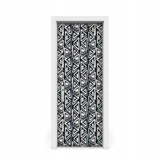 Geometrický kmeňový kmeň dverových dverí 75x205 vzor