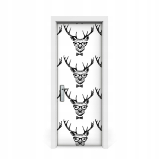 Ručná nálepka na dvere -Deer jeleň 75x205
