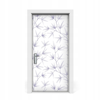 Dvere Sticker Leaf Art Modern 95x205