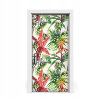 Nálepka na tropické dvere 95x205 Jungle