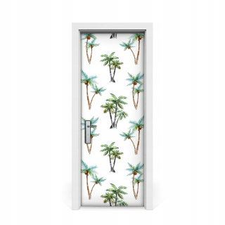Nálepka na tropickú nálepku Palm Palm Mural 75x205
